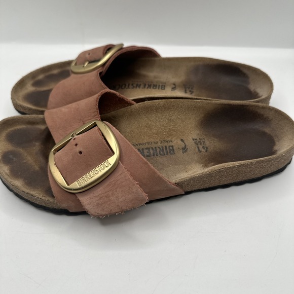 Birkenstock Madrid Big Buckle Sandals Unisex Old Rose Size US W10/M8 EU41 - Picture 3 of 6